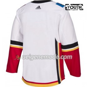 Kinder Eishockey Calgary Flames Trikot Blank Adidas Weiß Authentic